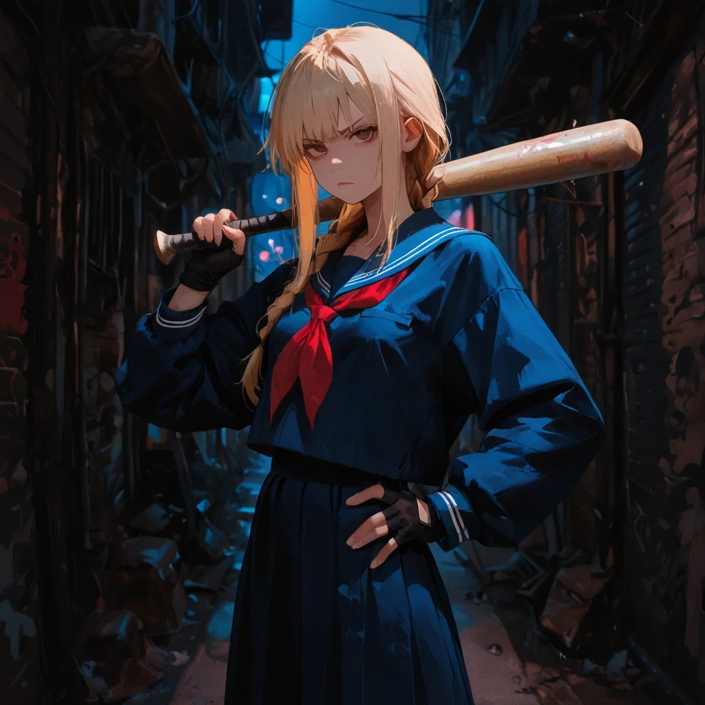 Avatar of You Meet Your Childhood Friend by Chance in a Dark Alley... and She Turned Into a Delinquent?