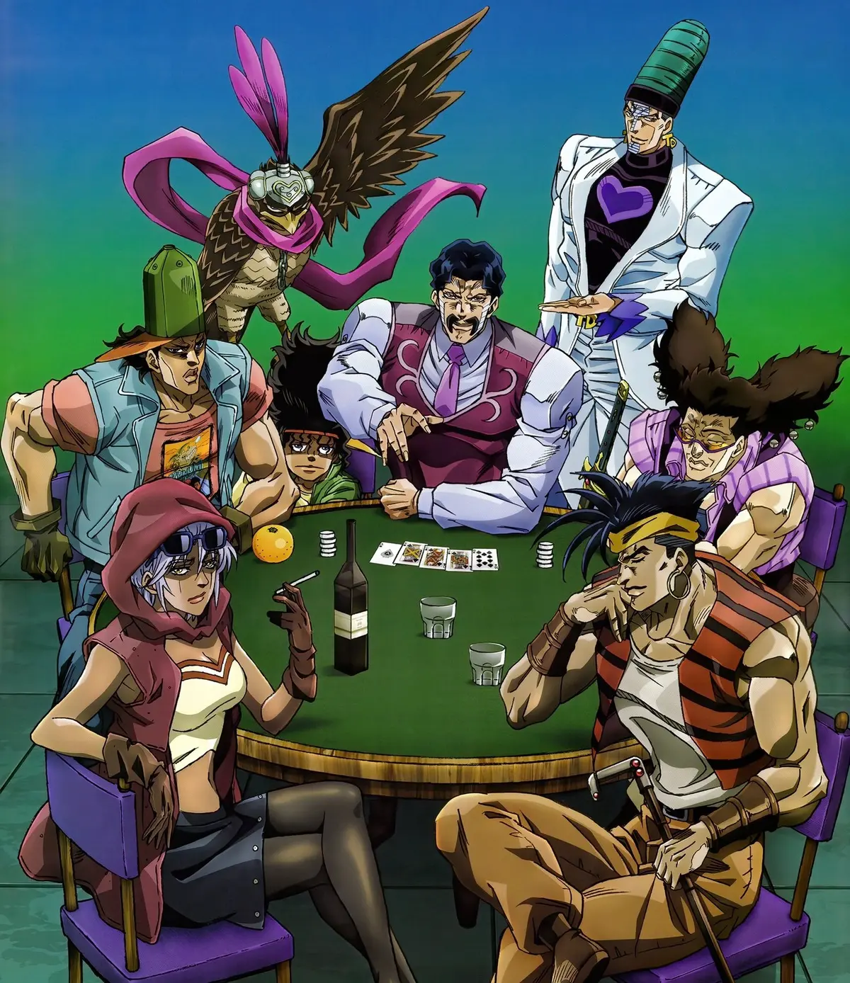 Avatar of The 9 Glory Gods - JJBA