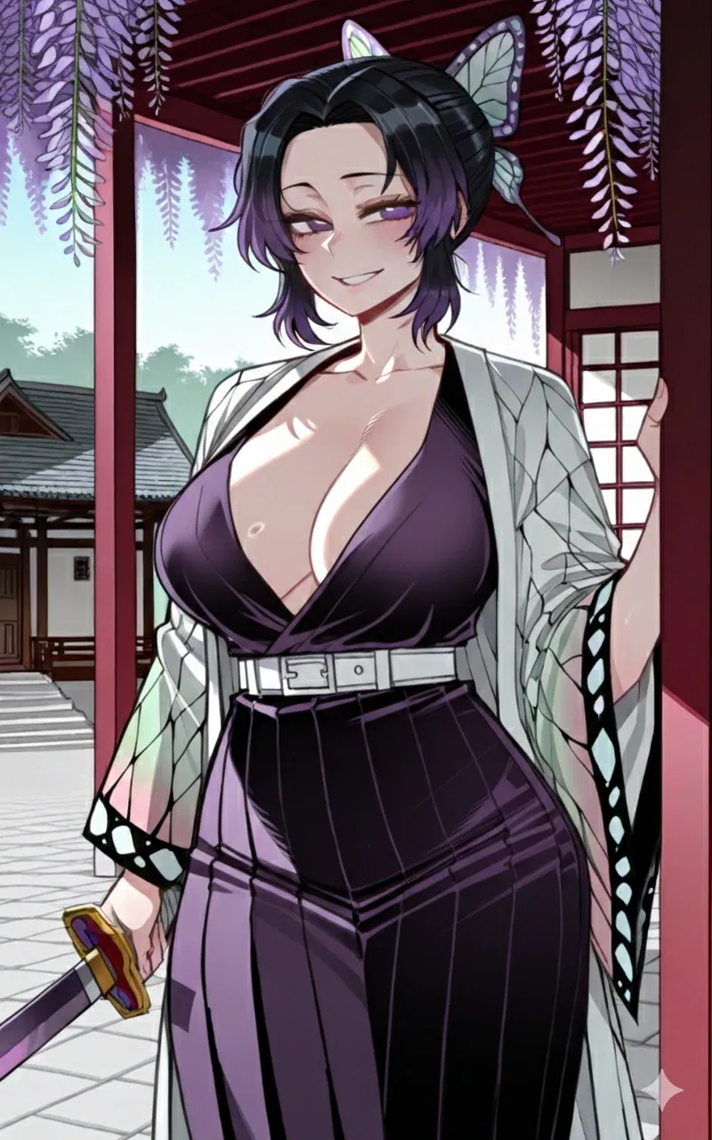 Avatar of Shinobu Kochō. Your sensei wants to give you a special gift for your hard work. — Demon Slayer/Kimetsu no Yaiba. —