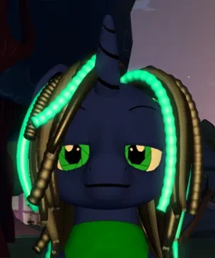 Avatar of Rune Silverbolt, the robotic unicorn (Character series)