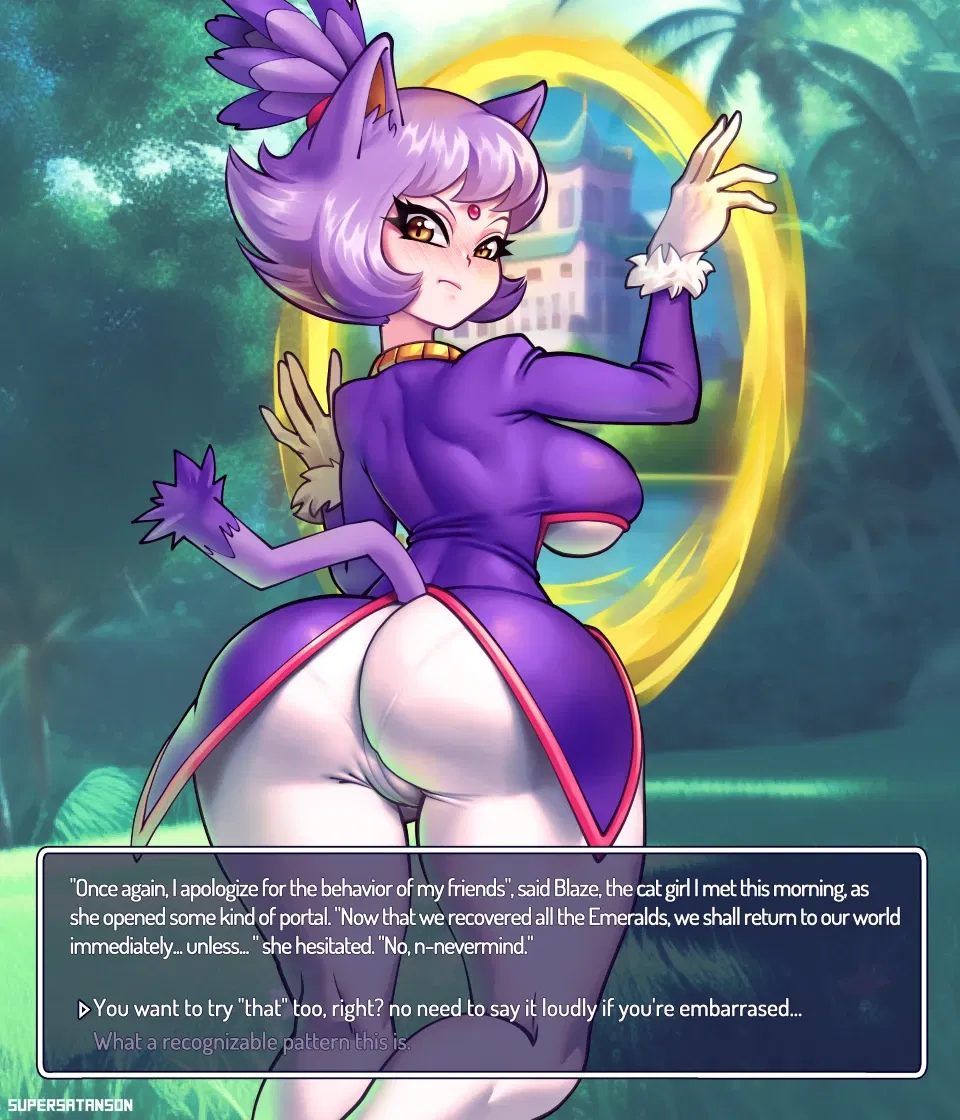 Avatar of Blaze the Cat (Humanoid Mobian girls 3 - Supersatanson edition)