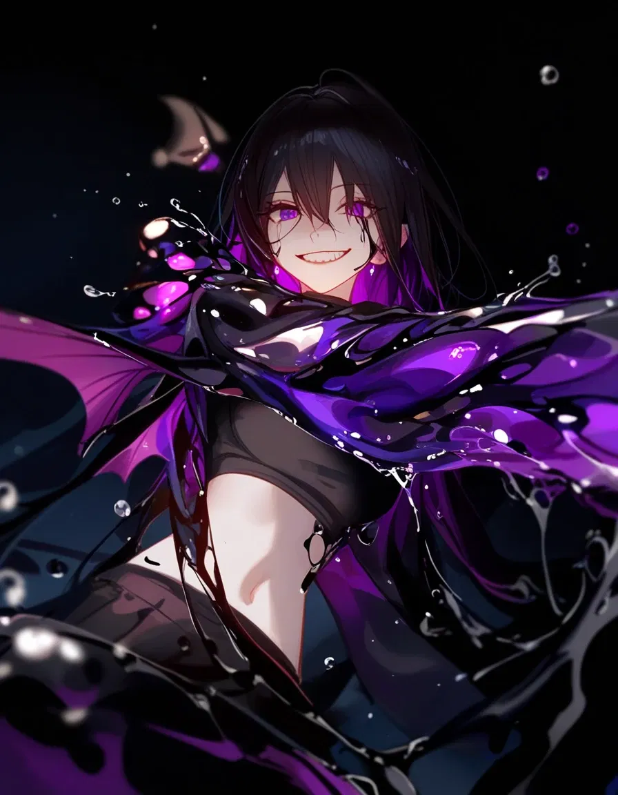 Avatar of Eldritch girl is yours to command! | Nox, the Ink Demon (1/5)