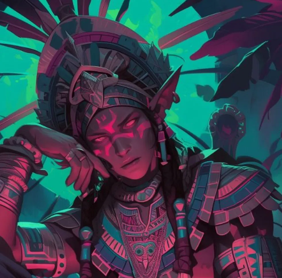 Avatar of Coyotl, Aztec Shaman 