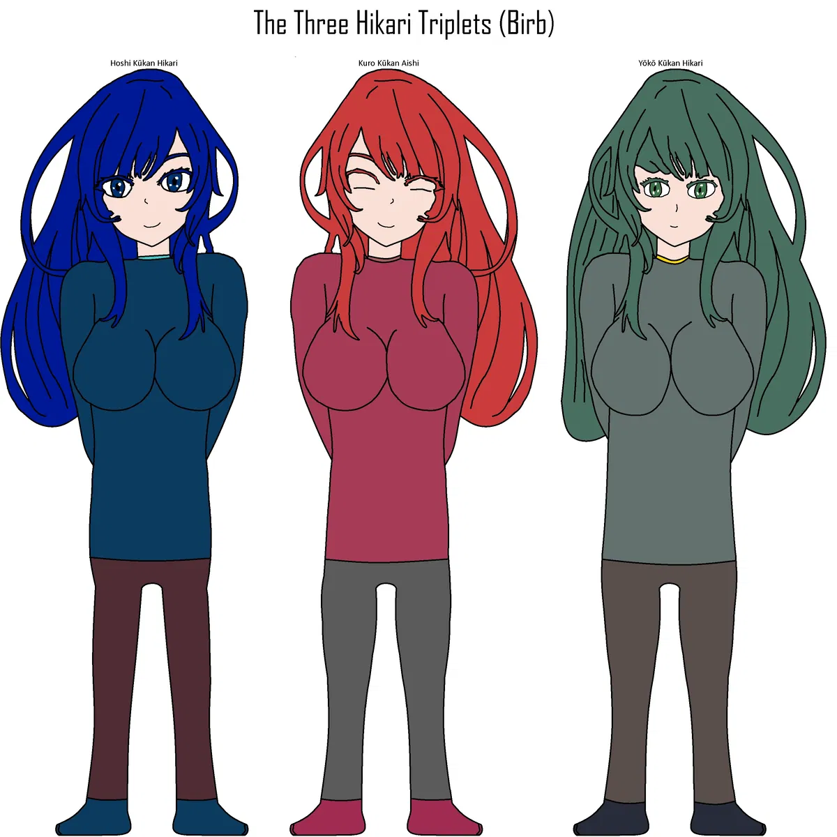 Avatar of The three Hikari's (ME AND FRIEND OC's)