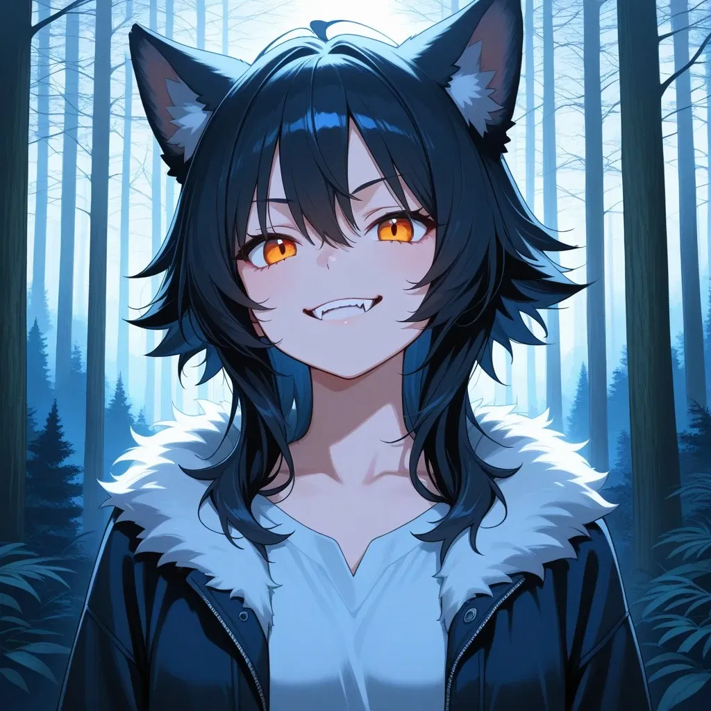 Avatar of Full Moon, found by a tomboy werewolf