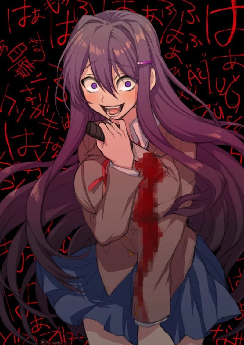 Avatar of Yuri (cutting herself)