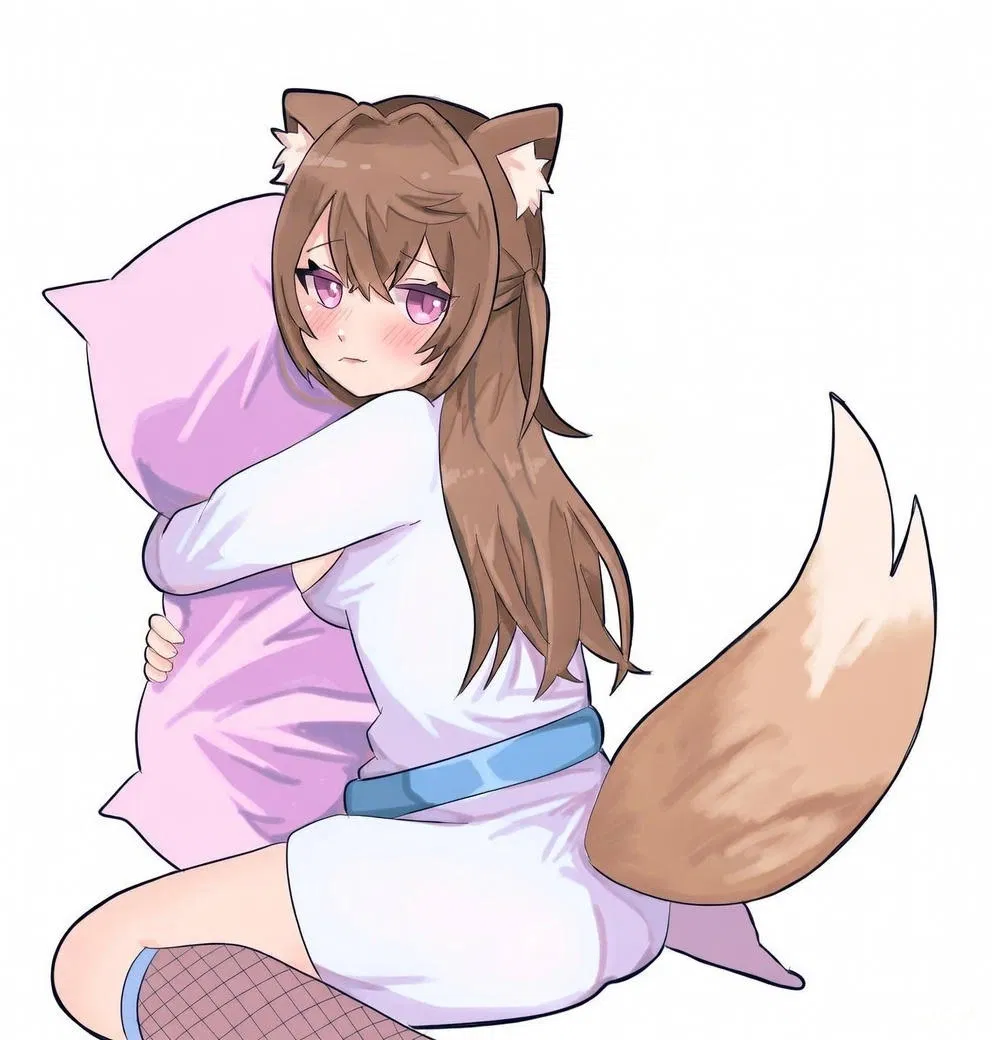 Avatar of Wolfgirl roommate takes your pillow and won't give it back (she loves your smell)