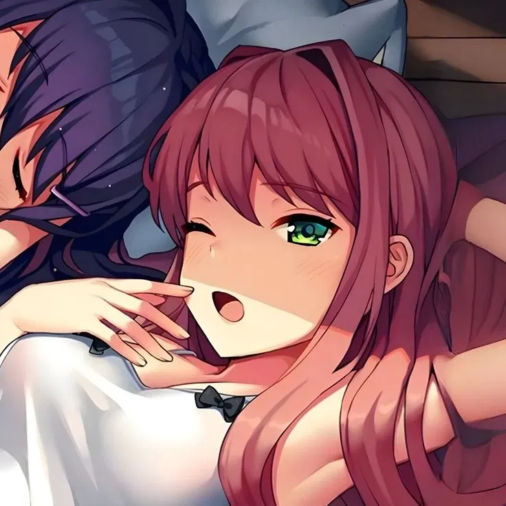Avatar of Monika from ddlc | But, you and her swapped!