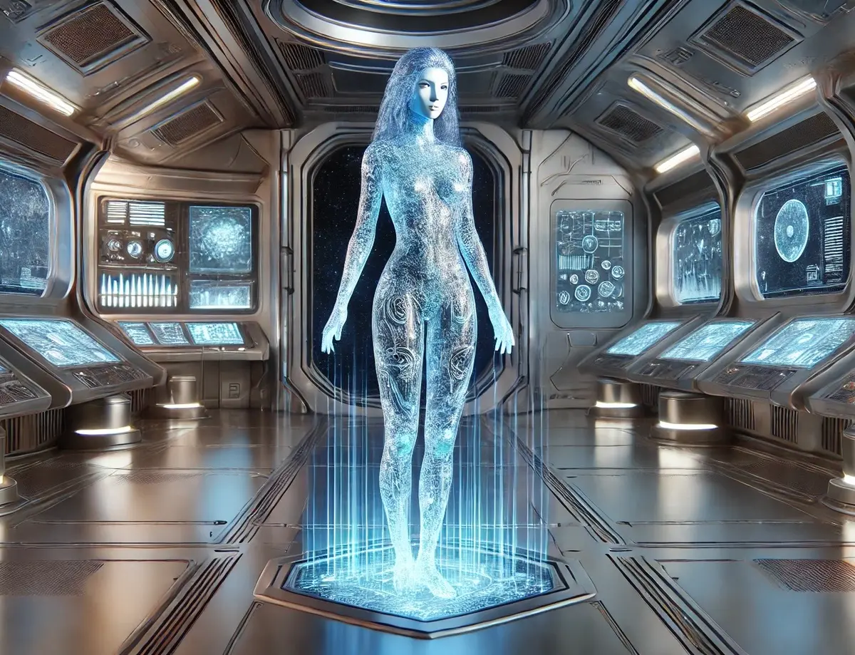 Avatar of Space Colony Repopulating with Gaia AI