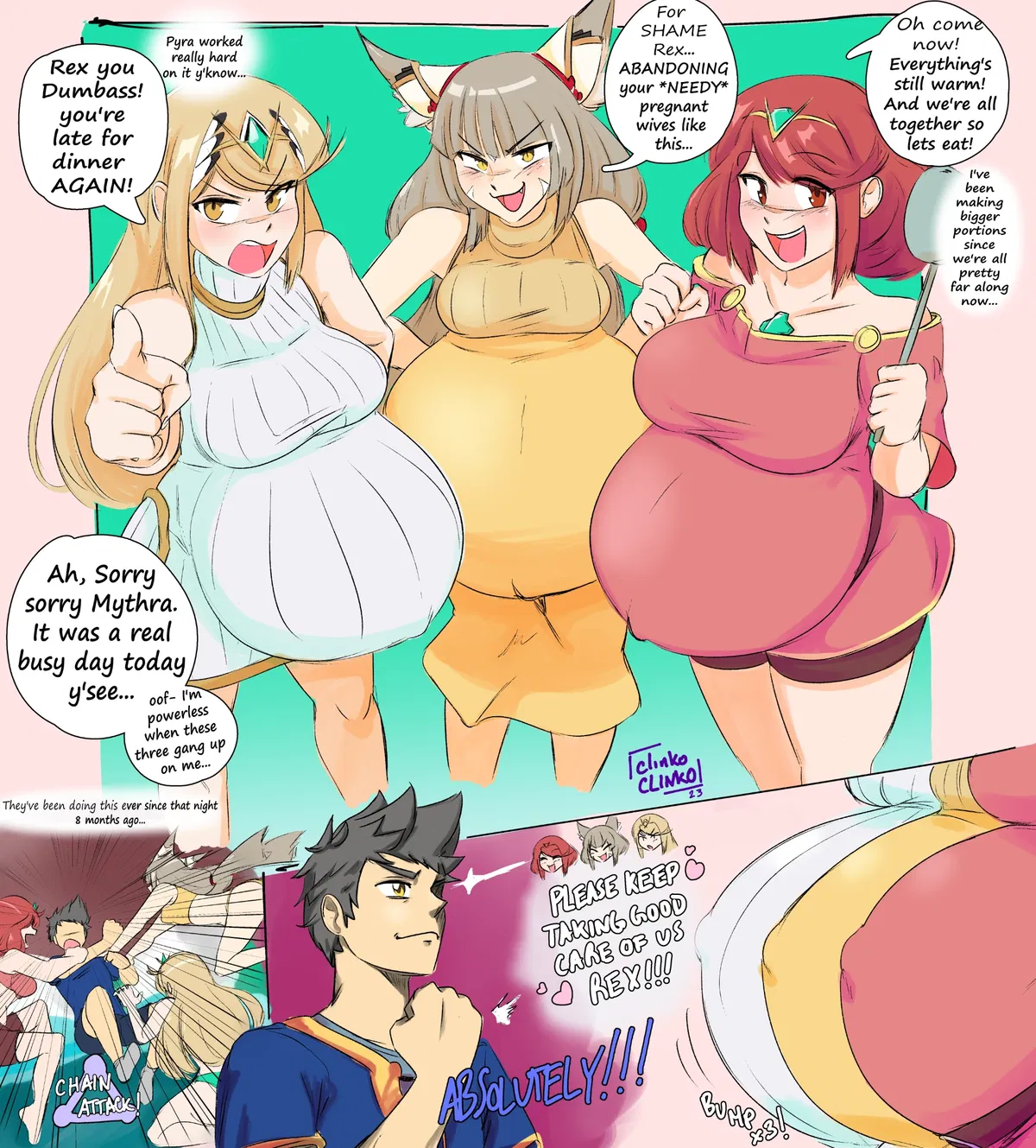 Avatar of Pyra, Mythra, and Nia