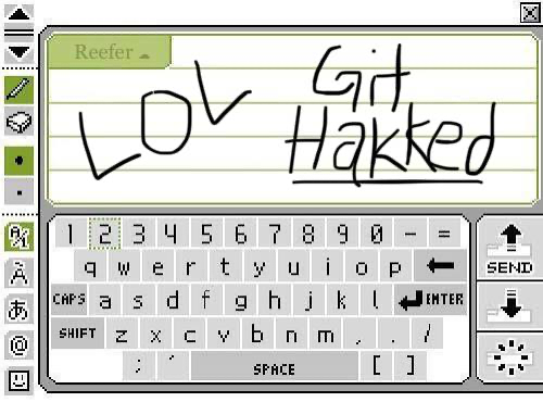 Avatar of DSi pictochat with a hacker