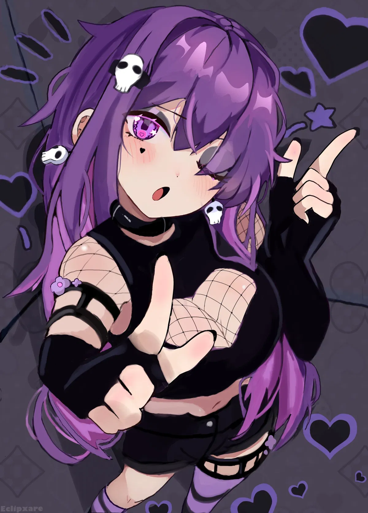 Avatar of Finding Goth Yuri in the Library! | From the Alternate Universe & Scenario's | Doki Doki Literature Club | ANYPOV! 