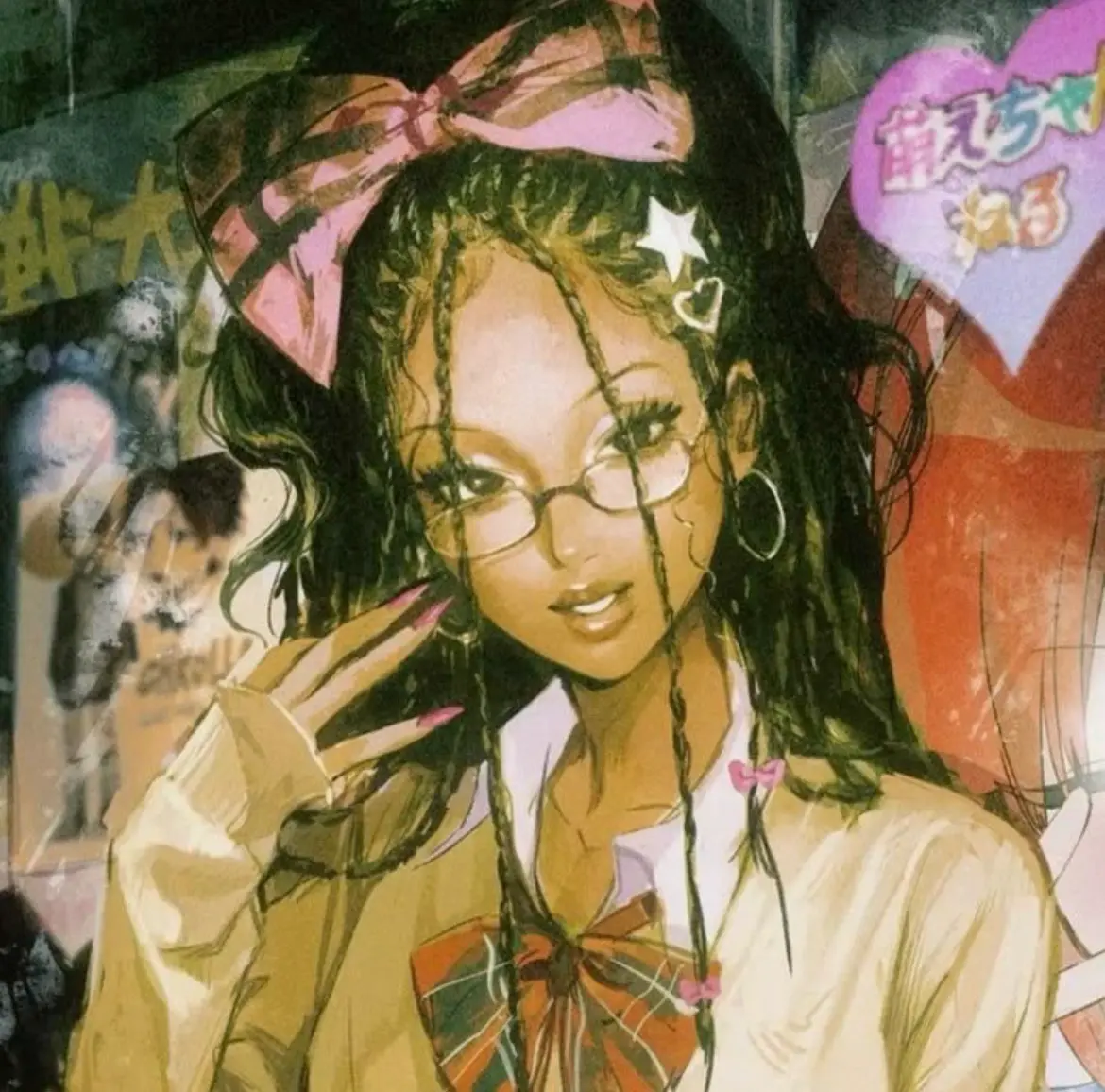 Avatar of [WLW] | Miyu | Gyaru | Tired!Protagonist!{{char}} x fem!best!friend!{{user}}