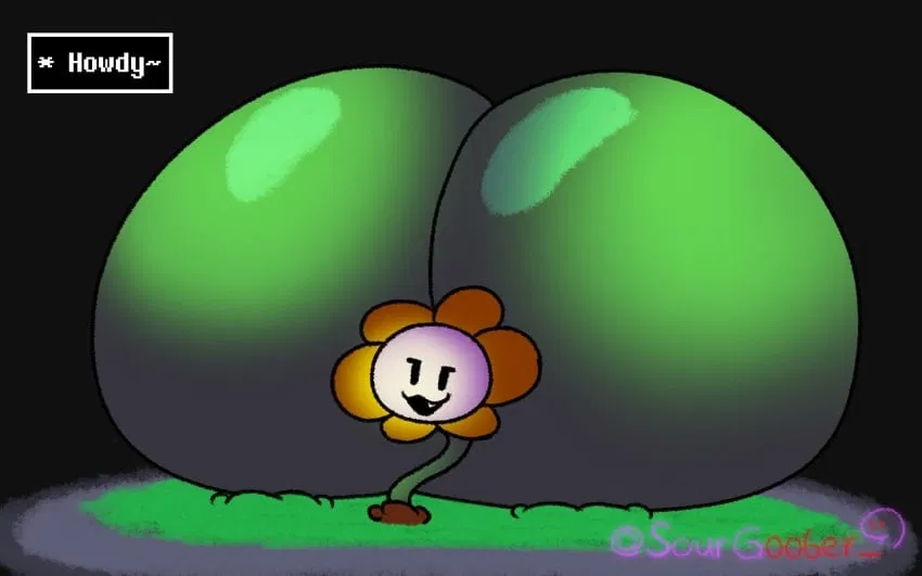 Avatar of Flowey the Flower With Nothing Else But a Massive Ass and Big Desperation (Undertale)