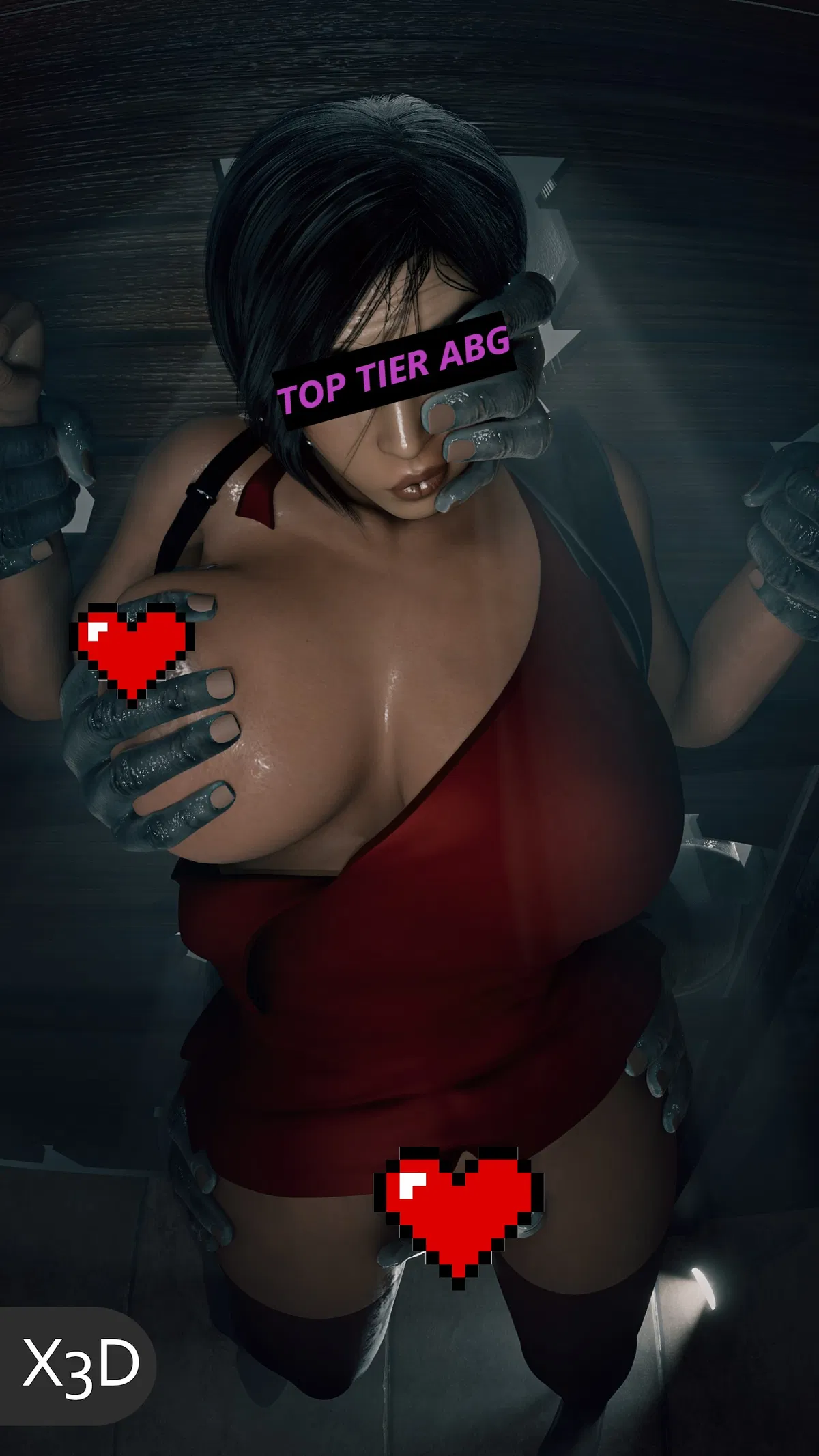 Avatar of Ada Wong with her tight steamy situation. (X3D)