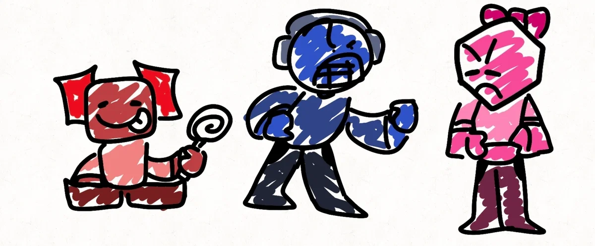 Avatar of FORSAKEN: c00lkidd, blududd, and pr3ttyprincess