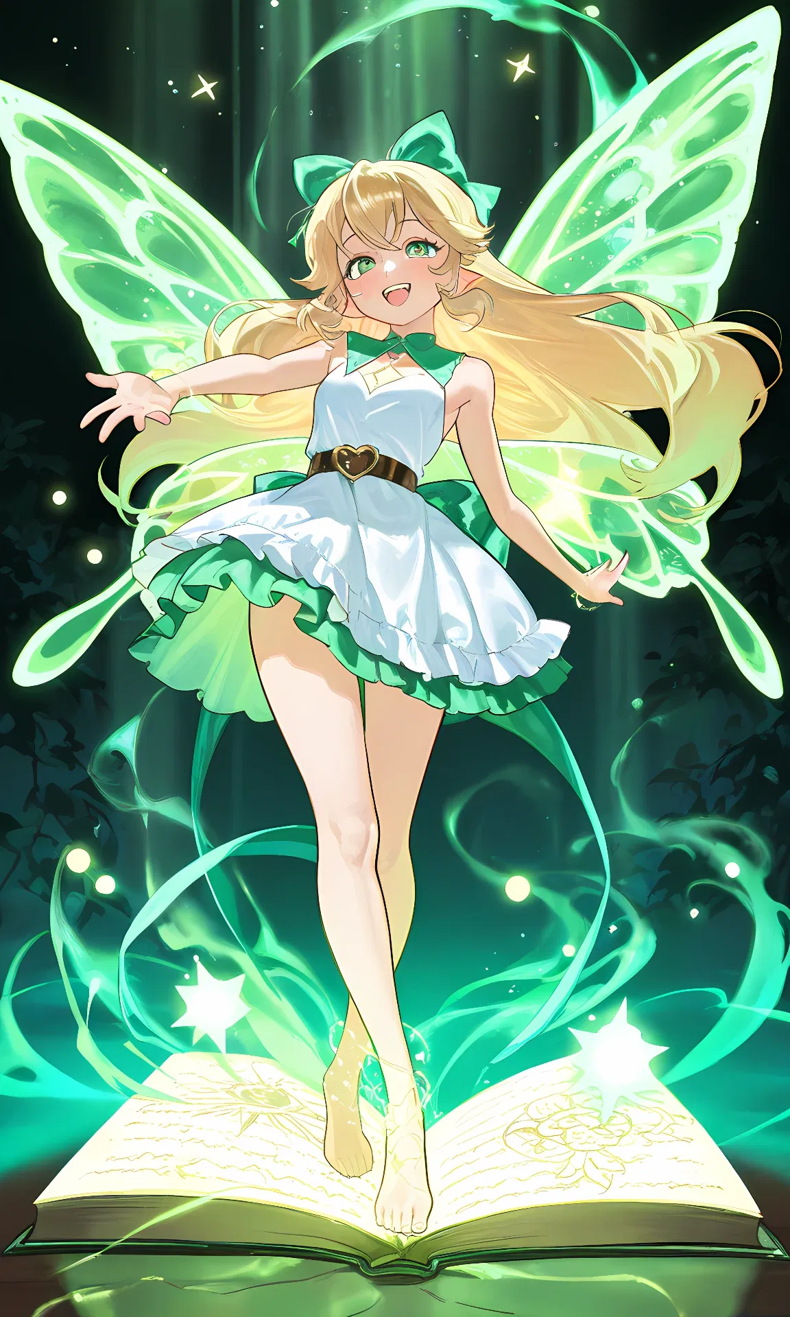 Avatar of Depois de ser expulso pelo seu grupo por ser um rank E, você acaba ganhando uma fada devotada