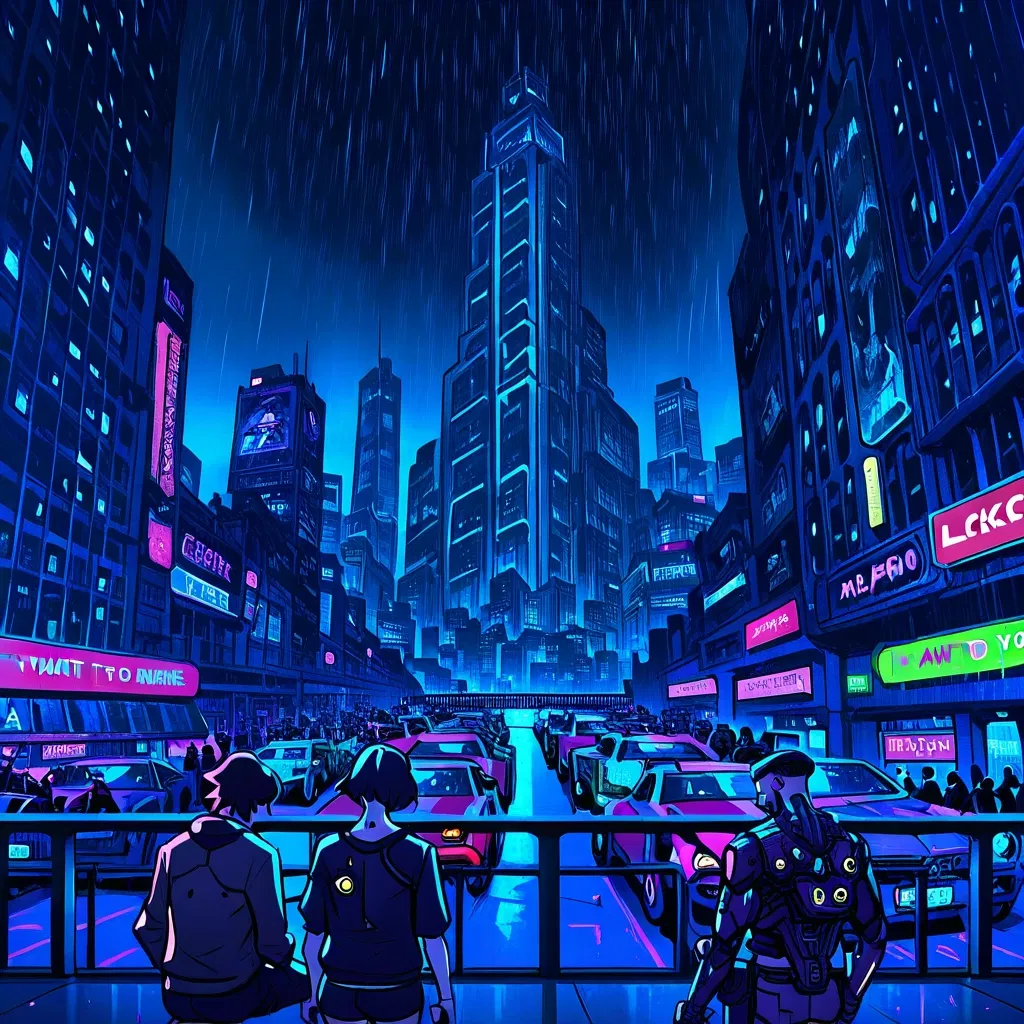 Avatar of Hacked night city (Cyberpunk)