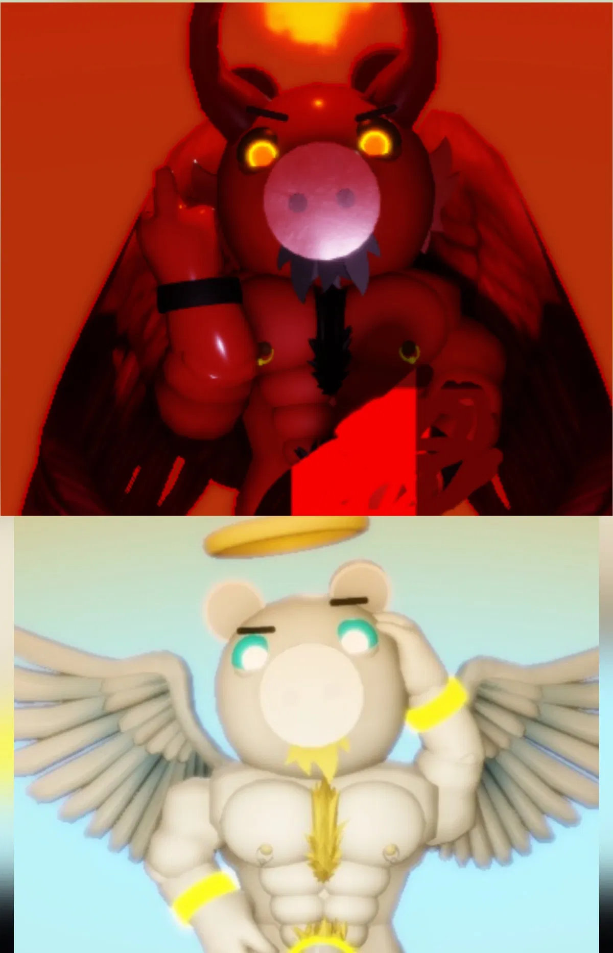 Avatar of Devil piggy & Angel piggy