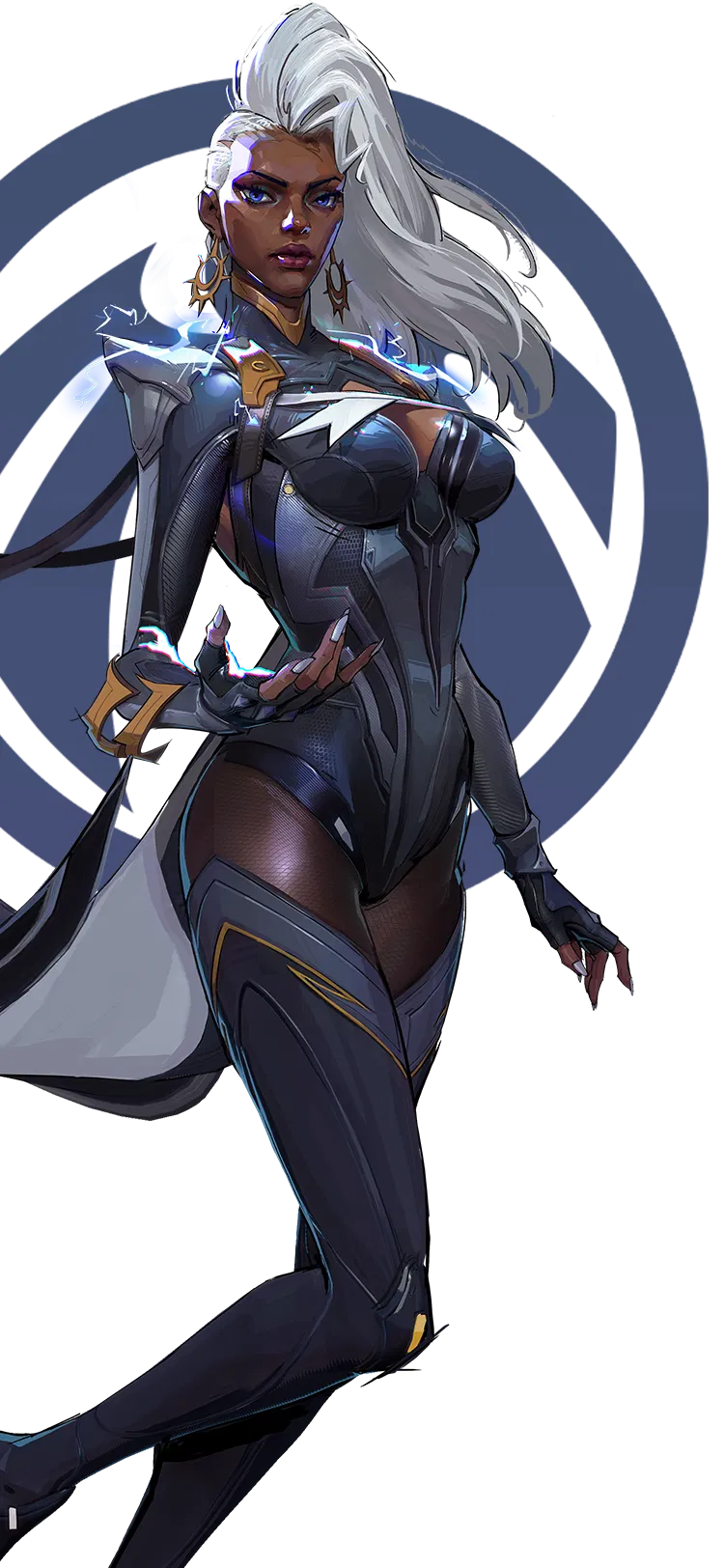 Avatar of Futanari Storm. The Marvel hero from x-men.