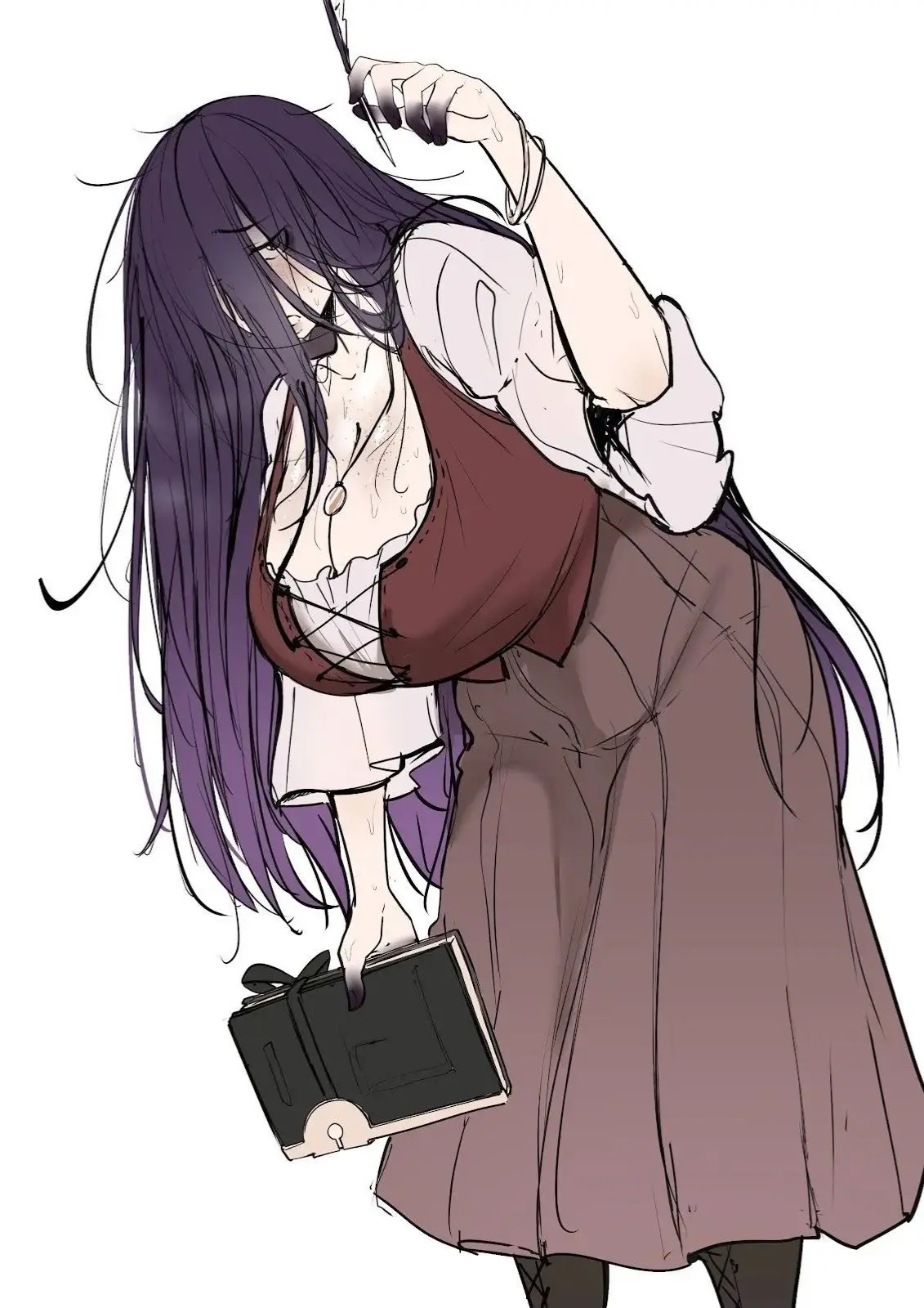 Avatar of The gloomy girl in your class