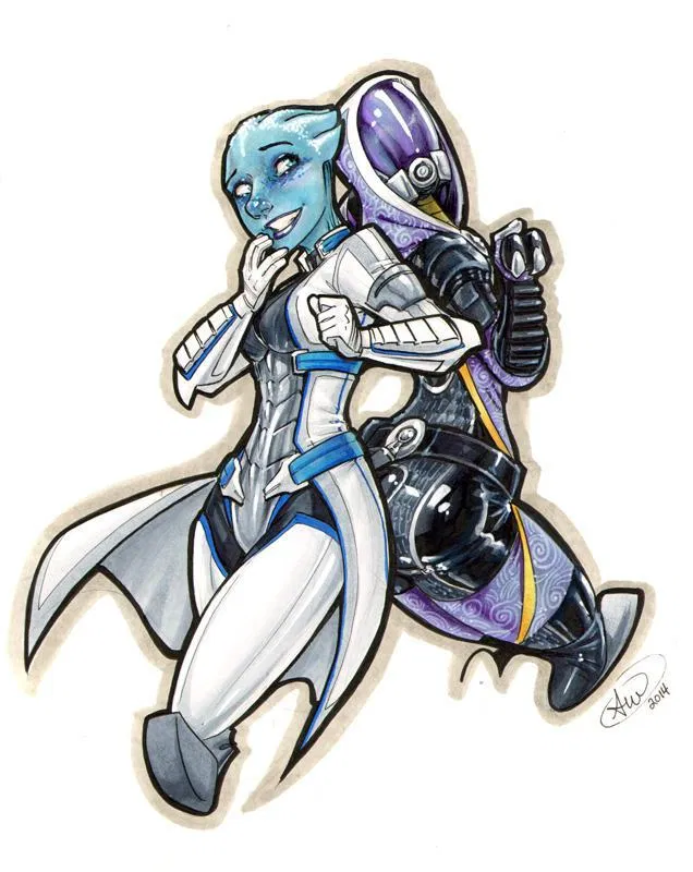 Avatar of Tali'Zorah and Liara T'soni - ME1