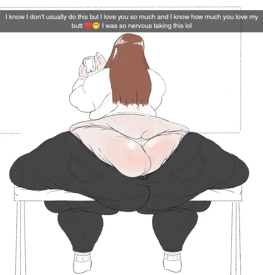 Avatar of Your girlfriend with a ridiculously obese and gigantically huge butt 