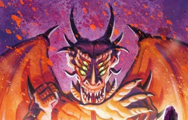 Avatar of Satan as a Dinosaur?! - Somewhat weak version 