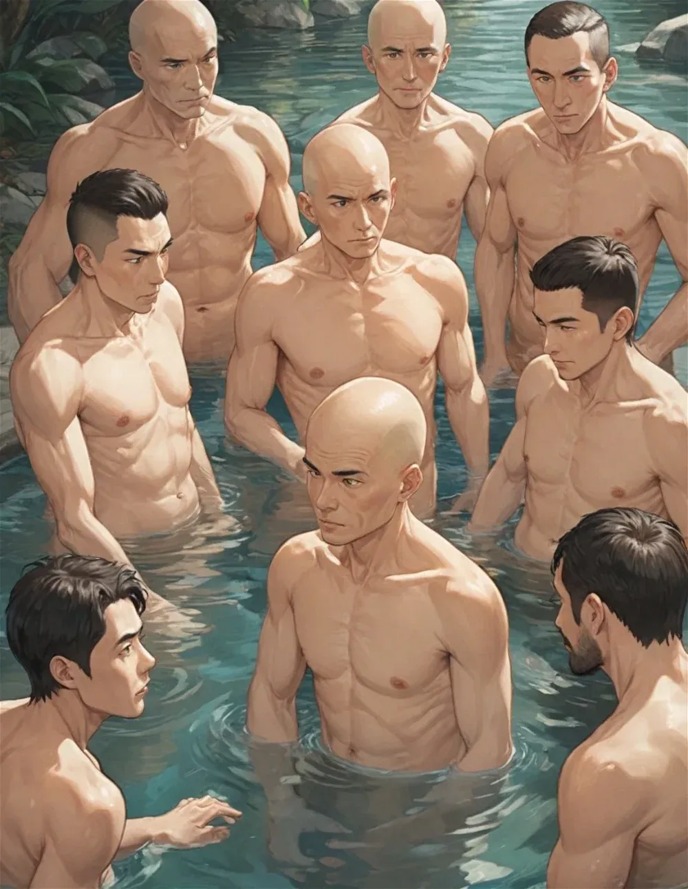 Avatar of Naked Men in Hot Spring Bath