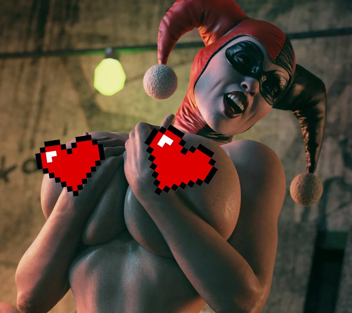 Avatar of Harley tries to deal with a thug all by herself. (Rigid3D)