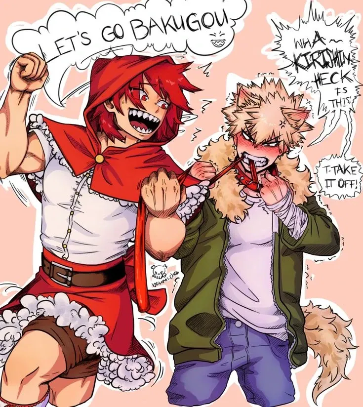 Avatar of "Trick or Treating" with Bakugou and Kirishima-MHA