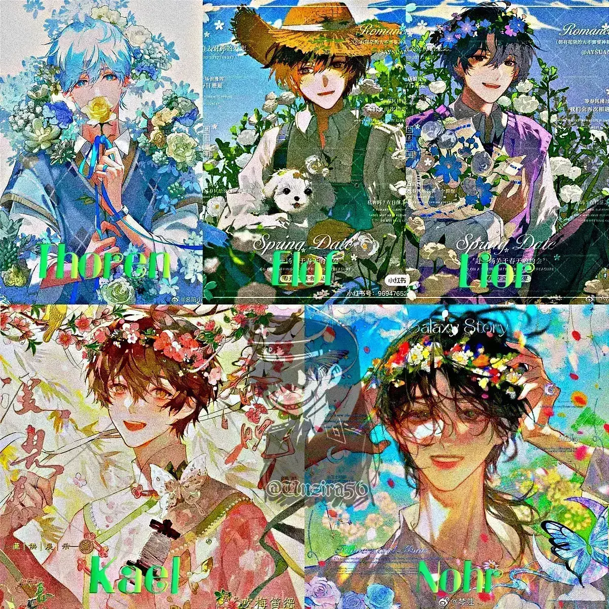 Avatar of Thoren, Elof, Lior, Kael, Nohr