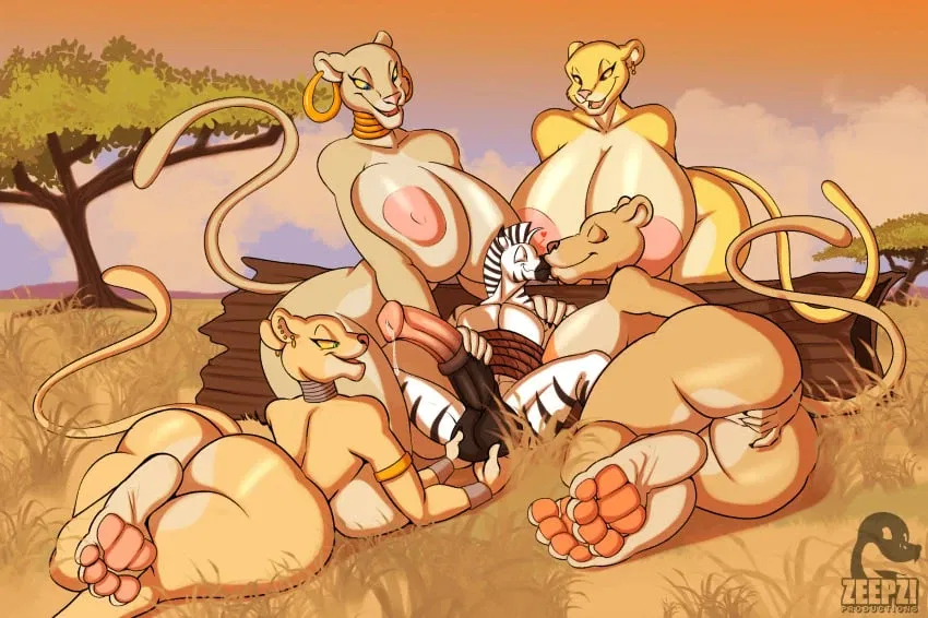 Avatar of Abebi, Amara, Makena And Zuri. - Captive of the Lionesses