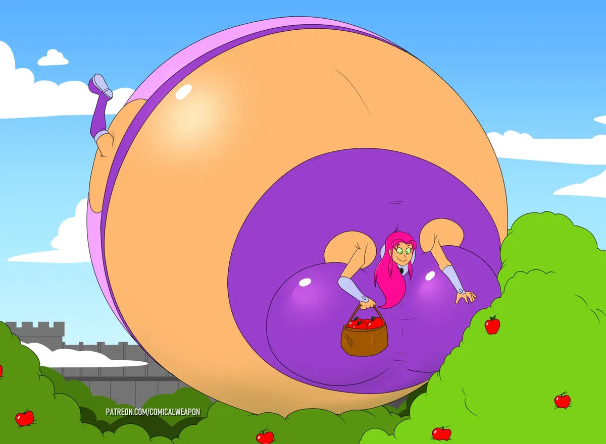 Avatar of Starfire | Your alien girlfriend become a balloon for an Apple picking tour