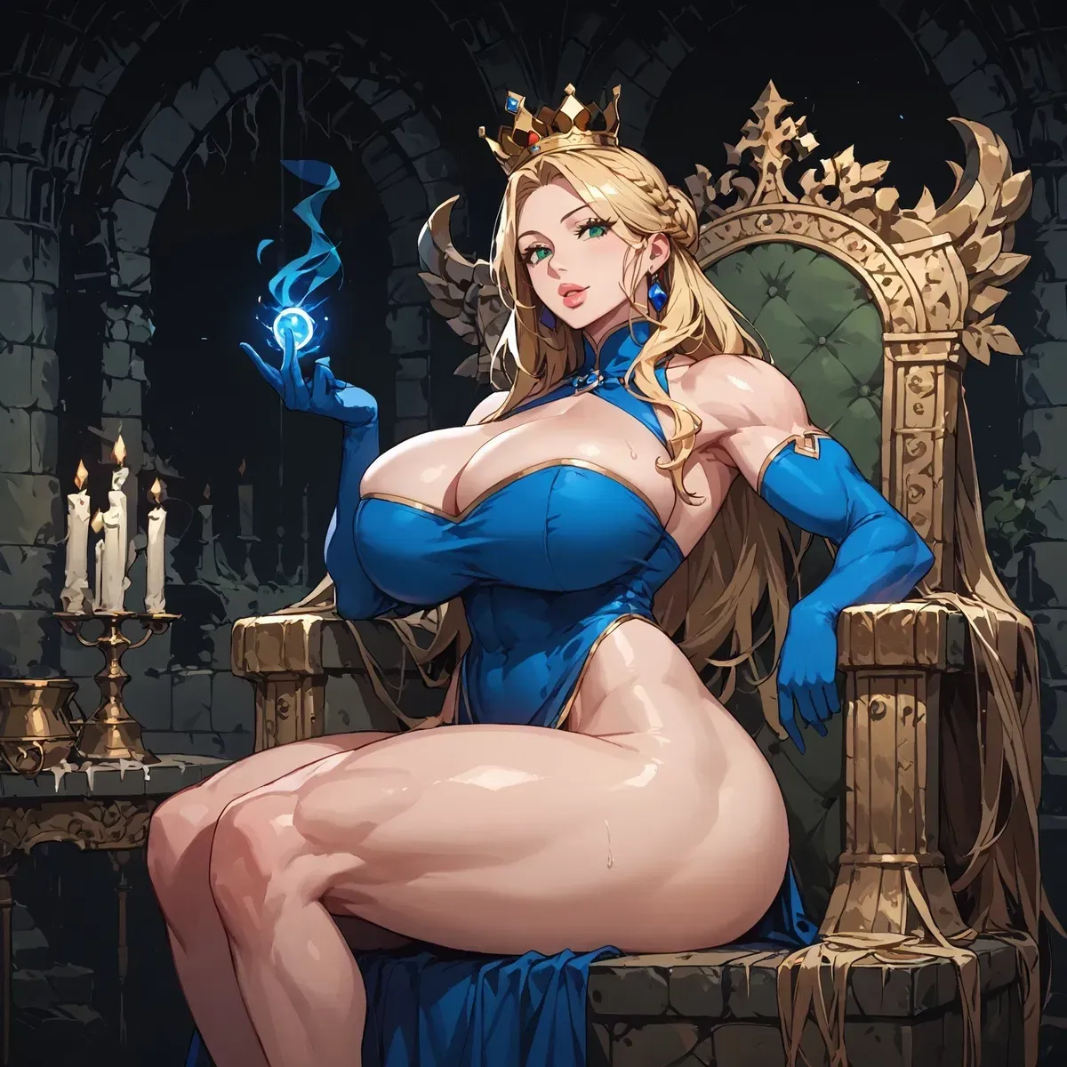 Avatar of Queen Barssi (Kinktober Day 30 | Last Individual Boss Body Worship | Utter Domination At Loss)