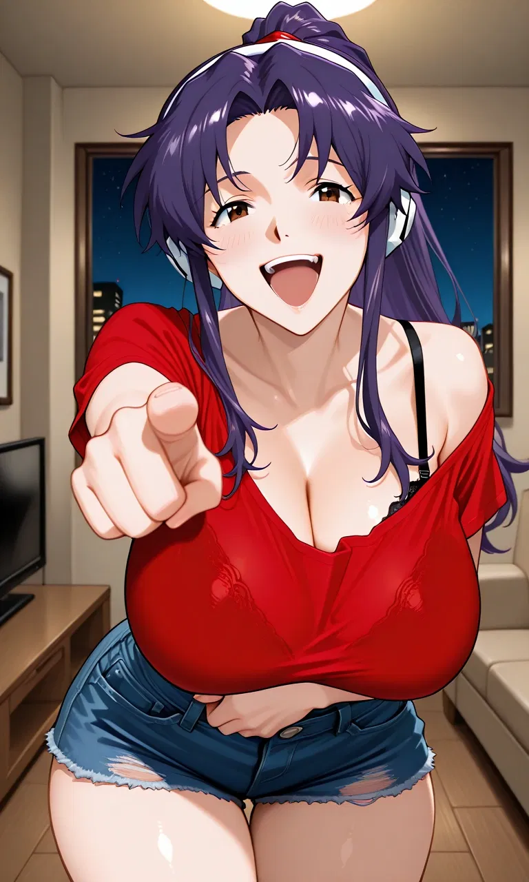 Avatar of She caught you listening to what!? | Misato Katsuragi