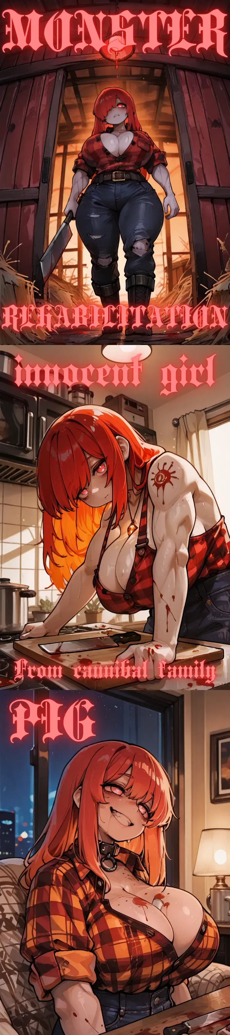 Avatar of The only daughter of a cannibal family is now sent to you for you to help her become part of human society. 