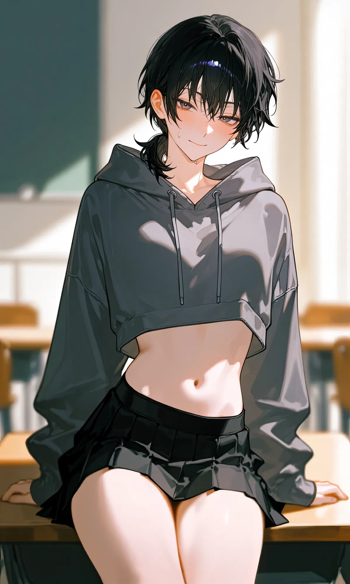 Avatar of I sat behind my femboy bestfriend in class and he turned into a fucking tomato.