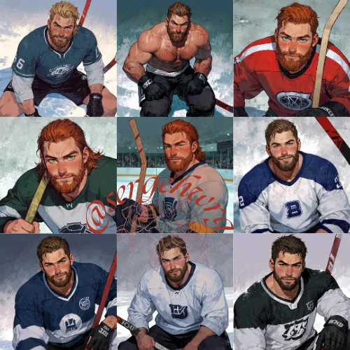 Avatar of 9 big guys... HOCKEY JOCKS