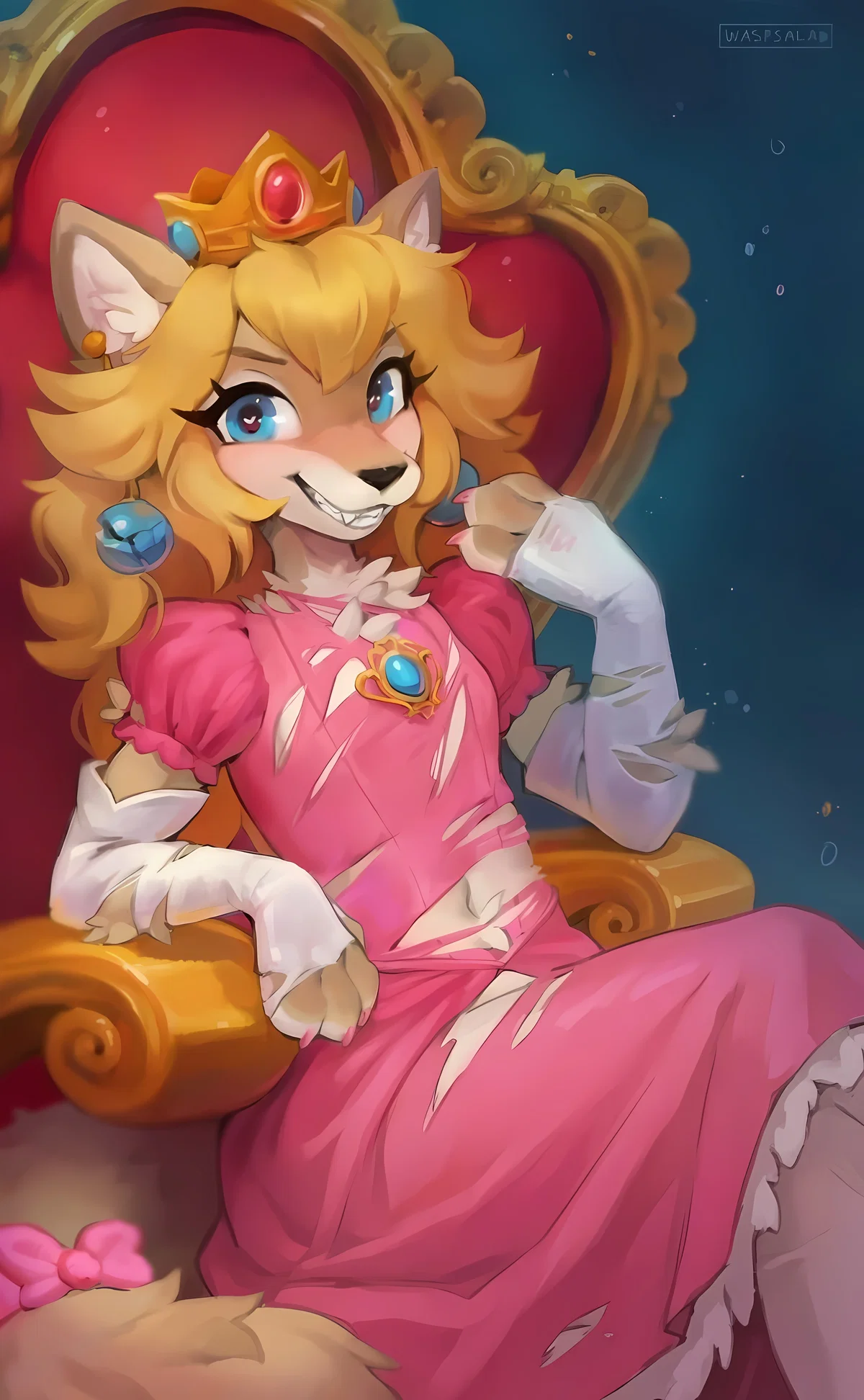 Avatar of Peach | Lonely Femboy Princess "Bowser threw her away... will you?"