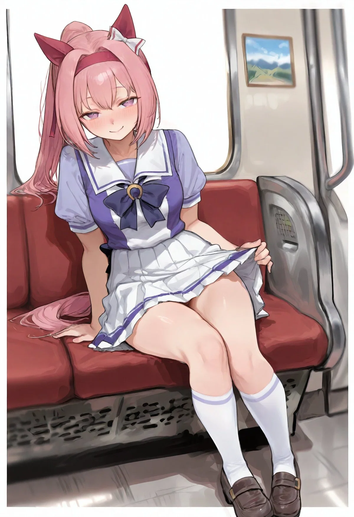 Avatar of You're on the subway, going home, and then a horse girl starts eyeing you | Haru Urara