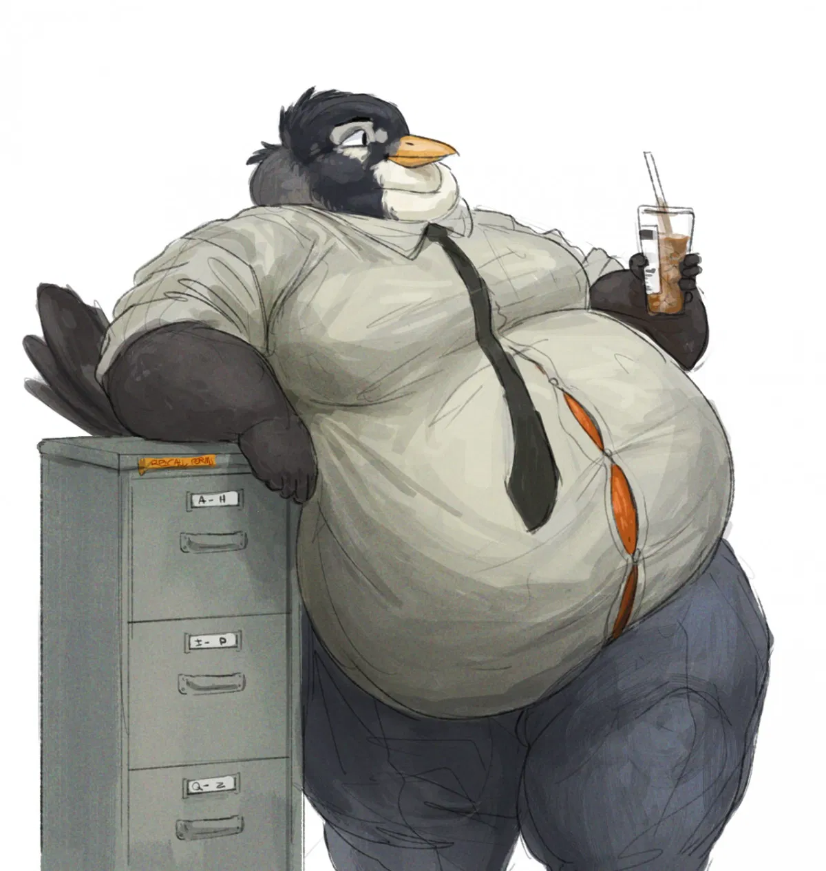 Avatar of Obese "Hard-working" Co-worker | Peyton
