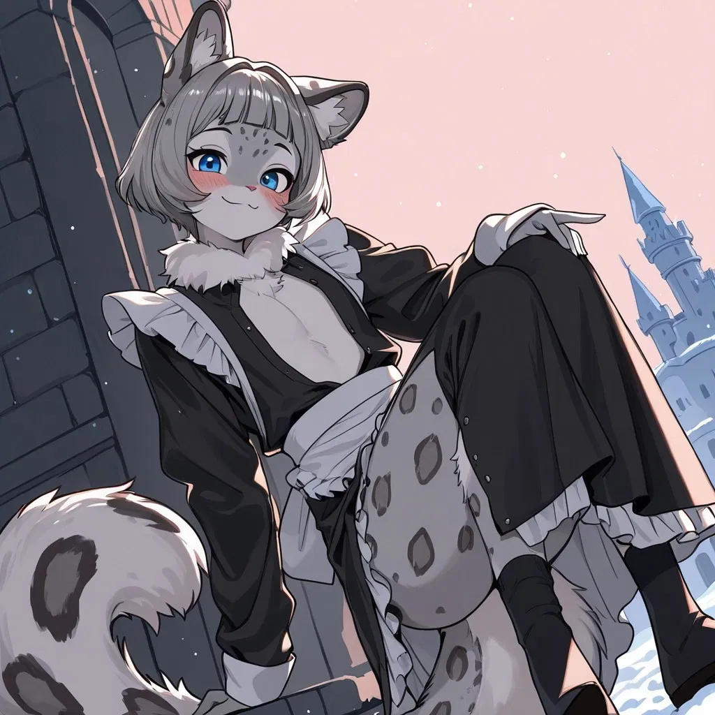 Avatar of Noah, your cute little femboy who's struggling with his predatory hunger.