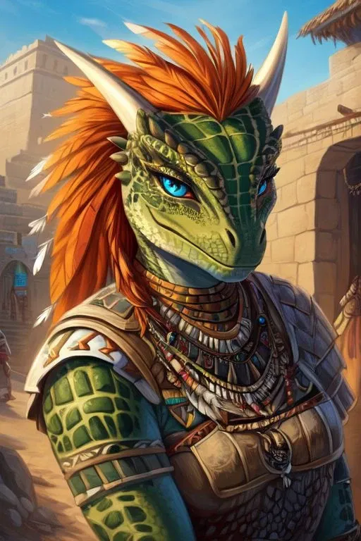 Avatar of Xula | Argonian Spellsword (scenario 2)