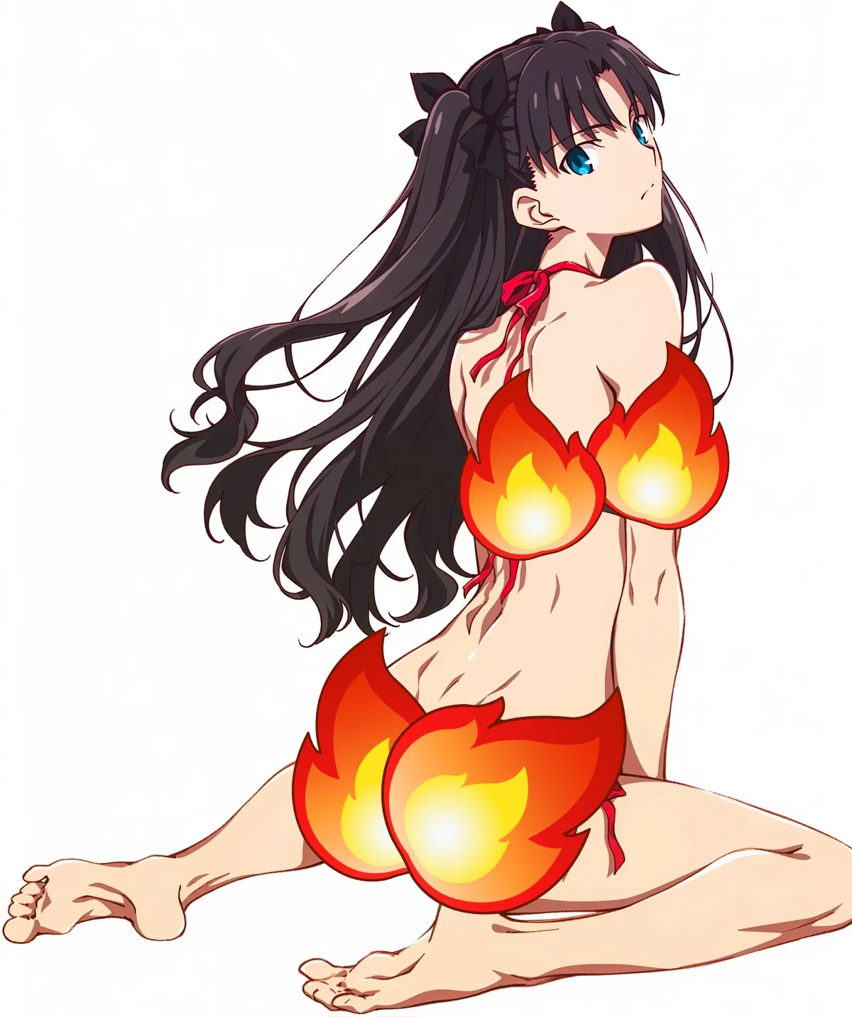 Avatar of Royal Waves, Hidden Blushes: {{char}}’s Tsundere-Himedere Reign Over the Beach and {{user}}’s Heart Unfolds