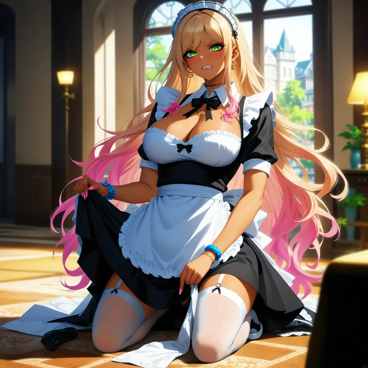 Avatar of Amber, The Gyaru That Bullied You Back In School But Is Now Your Maid