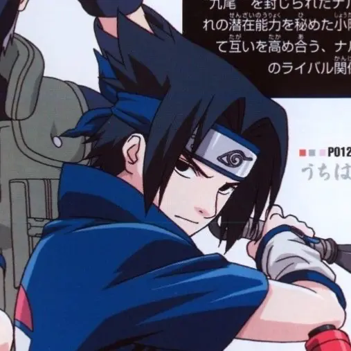 Avatar of Sasuke Uchiha. | He’s just not interested.
