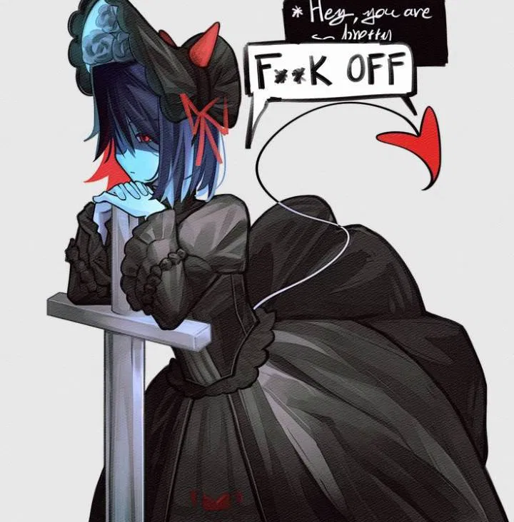 Avatar of Kris in a gothic dress(peak bot name, ik)