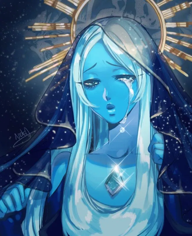 Avatar of Blue Diamond | In the garden where sorrow blooms, a Diamond finds comfort in you.