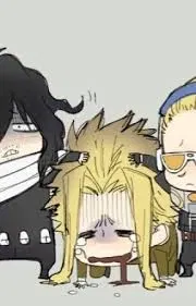 Avatar of Mha 1-A [but all might is drunk]